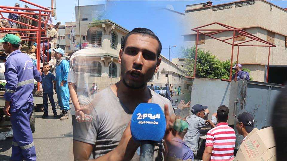 في حملة واسعة..السلطات تحرر شوارع الرباط من قبضة "الفراشة"- فيديو