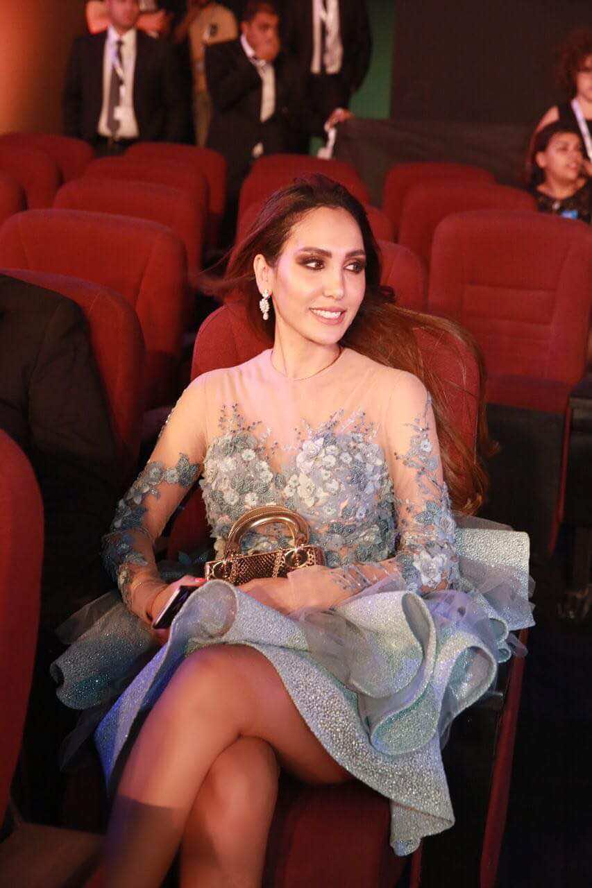 مليحة العرب المغربية هدى مجد تخطف الأنظار في مهرجان الجونة المصري-صور