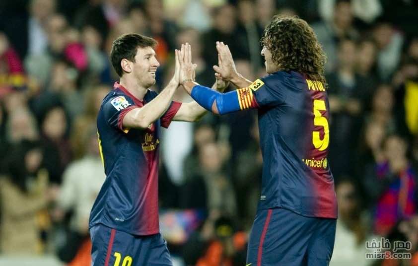 ميسي يطيح بقائد برشلونة السابق