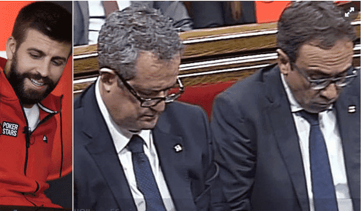 بيكيه ينتقد أعضاء برلمان كتالونيا بسبب الهاتف الجوال