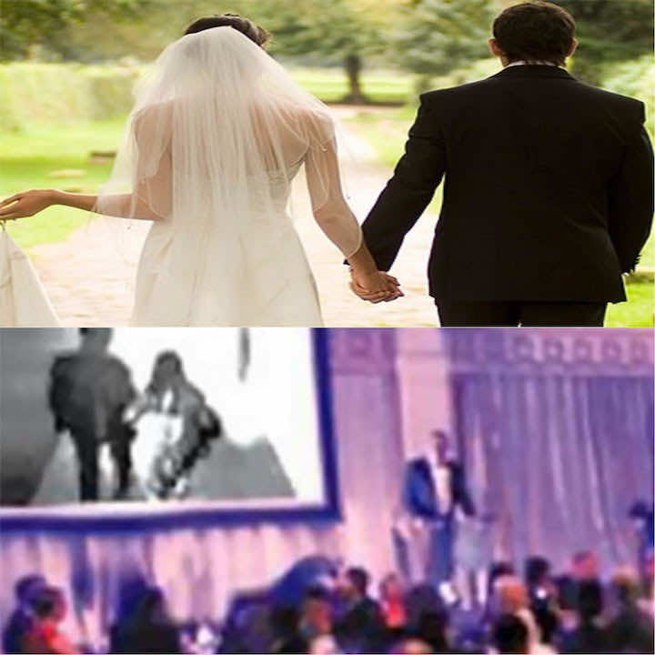 عريس ينتقم شر انتقام من عروسه.. عرض شريط خيانتها له في حفل زفافهما - فيديو