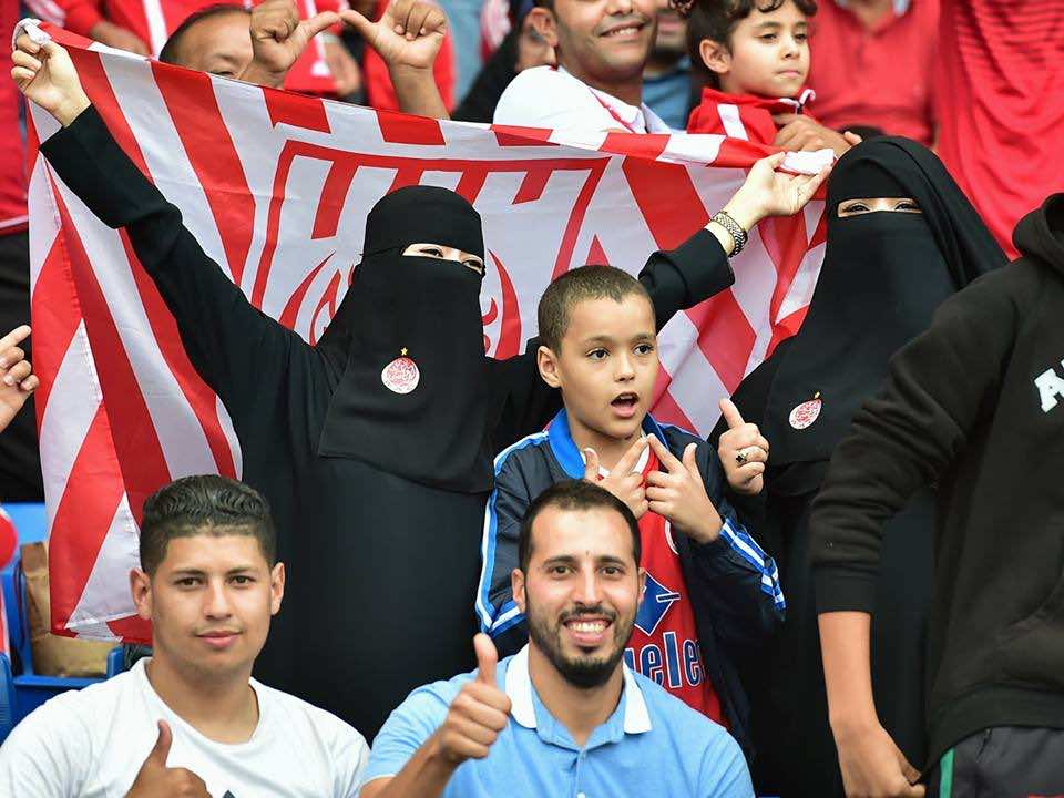 الجماهير الودادية تلبي نداء فريقها -صور
