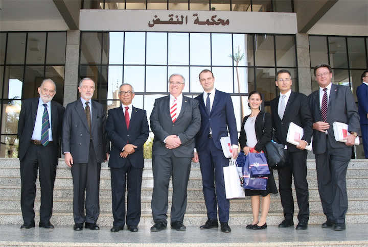 وزير العدل النمساوي بمحكمة النقض المغربية