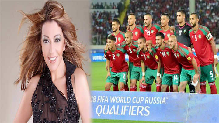سميرة سعيد تغني للمنتخب المغربي في "دونور"