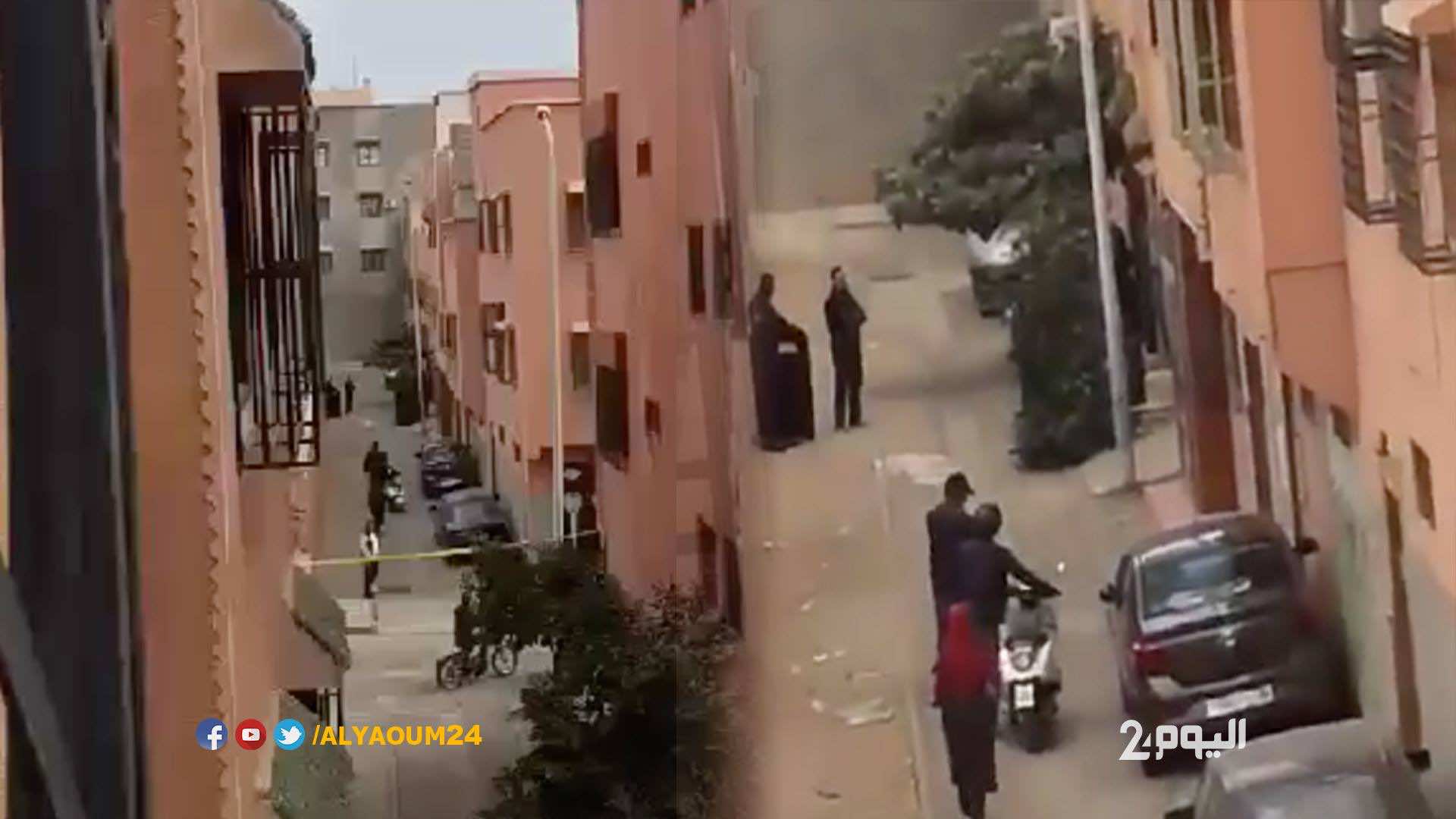 مراكش في قلب الحدث مرة أخرى..تطويق أمني ومحاصرة منزل- فيديو