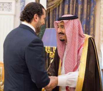 بعد مزاعم اعتقاله.. الملك سلمان يستقبل سعد الحريري- صور