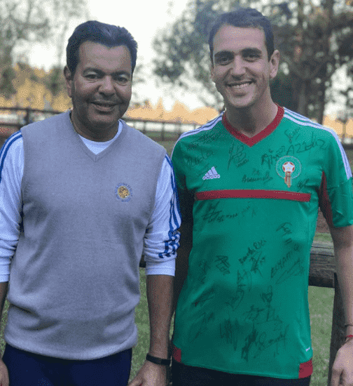 مومو يلتقي الأمير مولاي رشيد -صورة