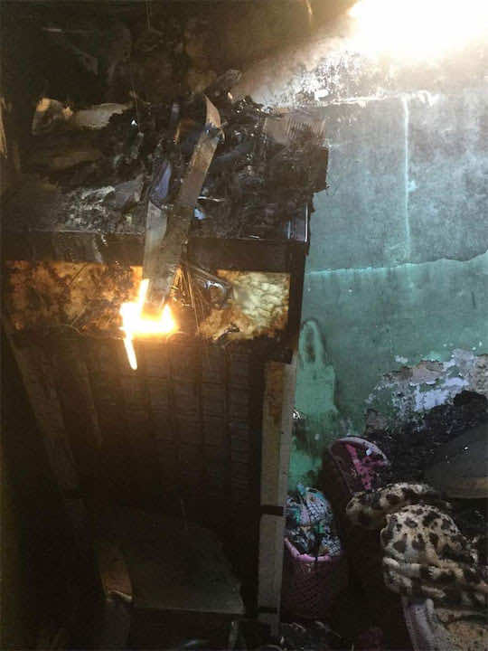 حريق مهول يلتهم 8 بيوت في حي صفيحي بالمحمدية
