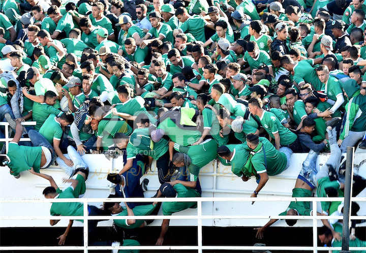 جماهير الرجاء تنجو من الكارثة قبل نهائي الكأس-صور