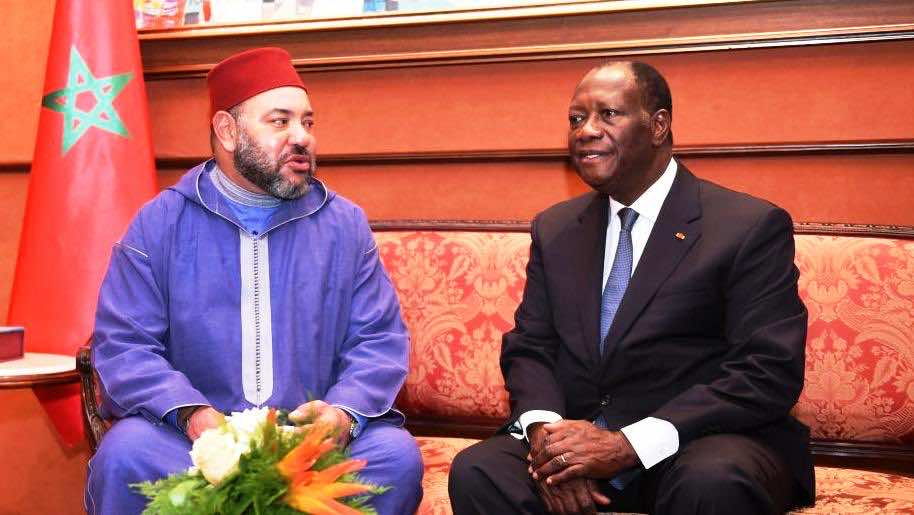 الملك في الكوت ديفوار غدا الأحد