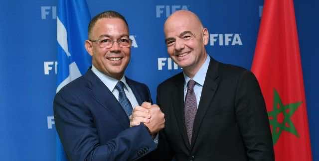 رئيس "الفيفا" للقجع: بهذه الوتيرة المغرب سيتجاوز إيطاليا