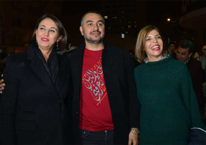 منيب تدعم المخرج العسري وتحضر مناقشة رسائل فيلمه السياسية-صور