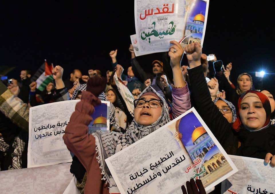 فنانون سافروا إلى الرباط لدعم الريف فوجدوا أنفسهم في وقفة لفلسطين  ​