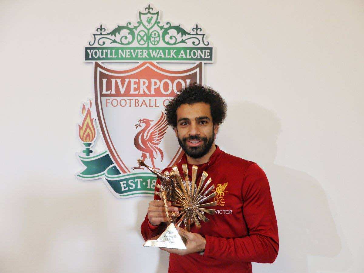 المصري محمد صلاح يتوج بجائزة أفضل لاعبي إفريقي