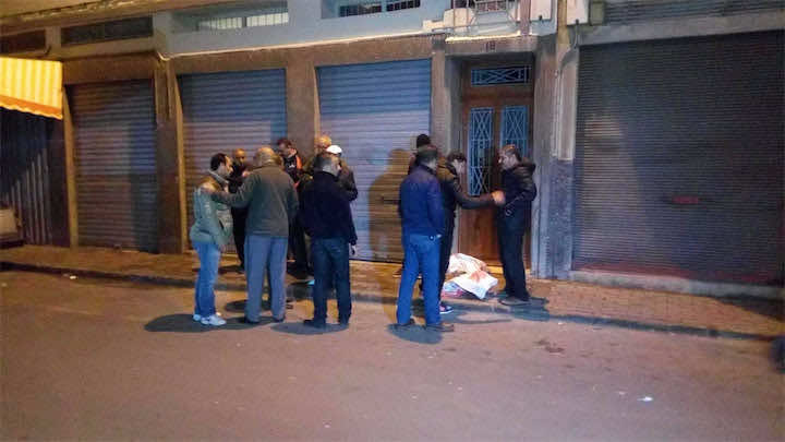 فك لغز القنبلة التي العثر عليها بأحد أحياء البيضاء-صور