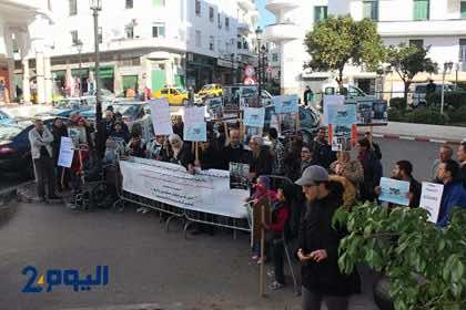 في يومهم العالمي.. الأمن يحاصر مسيرة احتجاجية للأشخاص ذوي الاحتياجات الخاصة