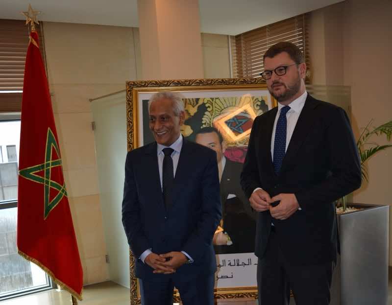 كاتب الدولة الإيطالي في العدل بسجن المغرب- صورة