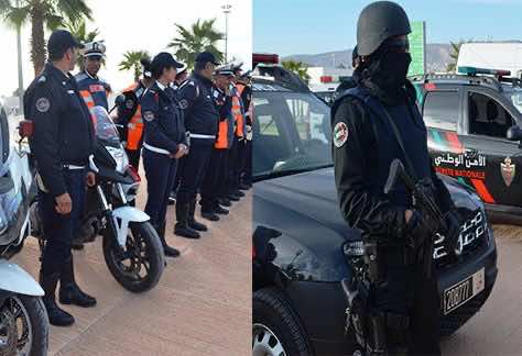 1400 شرطي لتأمين احتفالات أكادير ب"البوناني"-فيديو وصور