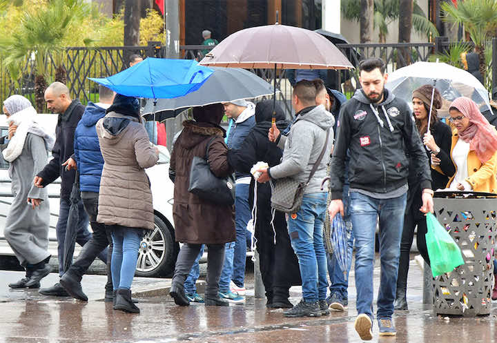 طقس بارد وتساقطات مطرية في هذه المناطق