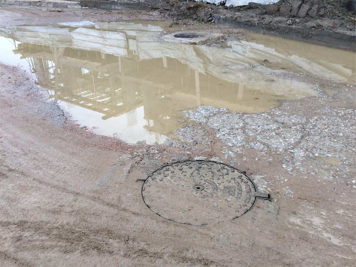 هكذا أصبحت شوارع طنجة بعد التساقطات - صور