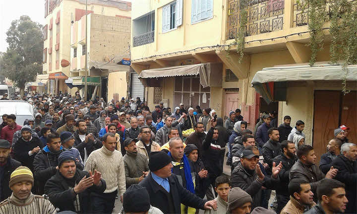 بعد مهلة أسبوع.. الاحتجاجات تعود لأوطاط الحاج