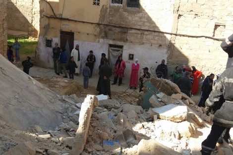 انهيار عمارة بفاس ..و3500 بيت آخر في نفس الحي مهدد بالسقوط!