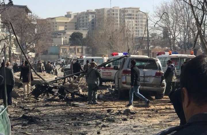 وفاة 25 شخصا في انفجار في كابول بينهم خمسة صحافيين