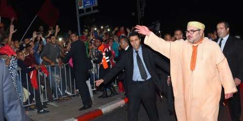 الملك يغادر أكادير بعد أن قضى بها أقل من ساعة