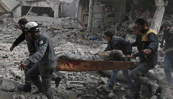 21 قتيلا بقصف لمقاتلات النظام السوري على الغوطة