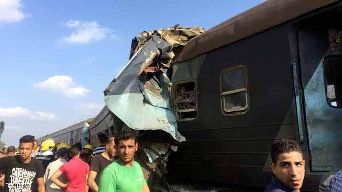 قتلى في تصادم قطارين بمصر