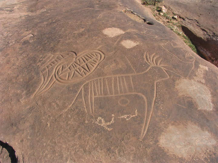 بعد جمجمة "إيغود".. اكتشاف رسومات في زاكورة تعود إلى ما قبل التاريخ