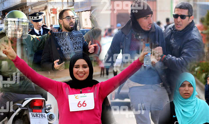 الأحد بالناظور.. احتجاج رجالي وشغب شبابي واحتفال نسائي