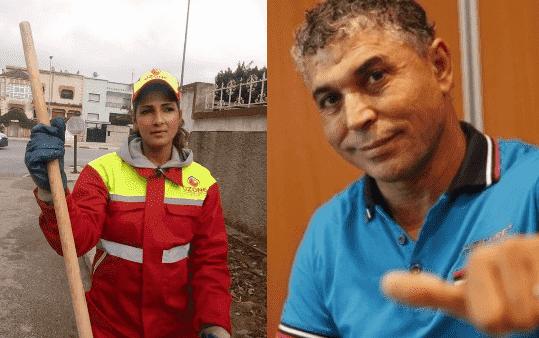 الستاتي ومشاهير مغاربة يحتفلون بعاملات النظافة في يوم المرأة العالمي - صور
