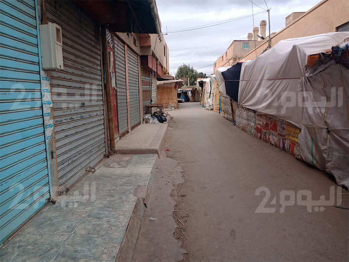إضراب يشل الحركة التجارية بجرادة وسط ترقب لمصير المعتقلين