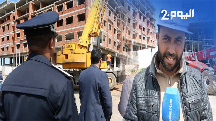 شاهد على فاجعة الرافعة بالبيضاء: سمعنا بحال الزلزال..وصديقي سقط من السطح-فيديو