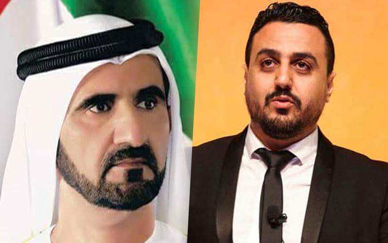 رئيس وزراء الإمارات يطلب "خدمة" من رشيد العلالي -فيديو