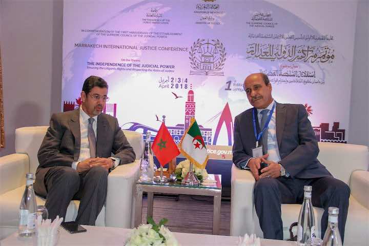 النباوي يلتقي مسؤولين قضائيين جزائريين وسودانيين وأمميين