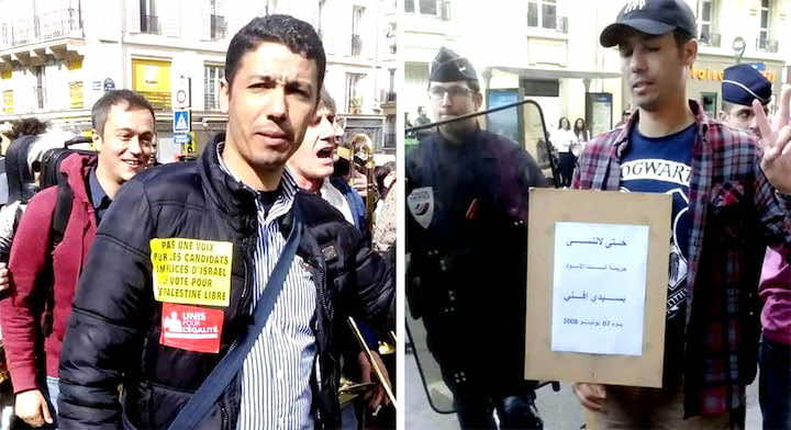 لاجئ سياسي" يخوض معركة الأمعاء الفارغة ويتوعد بالإستشهاد"