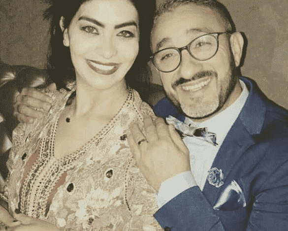 25 سنة من الحب.. سعيد الصنهاجي يحتفل بزوجته