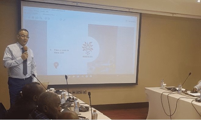 لقجع يقدم ملف "موروكو2026"لرؤساء الاتحادات الكروية الافريقية