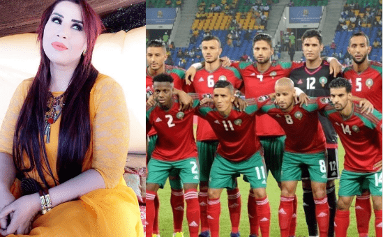 سعيدة شرف تلتقي نجم المنتخب الوطني وتغني رفقة والديه - فيديو