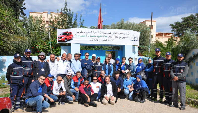 أزيد من 400 مهني سيارات الأجرة بالناظور يستفيدون من حملة طبية
