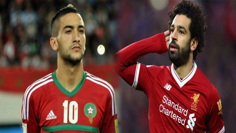 نجم أسود الأطلس ينافس "الفرعون" صلاح على هذه الجائزة