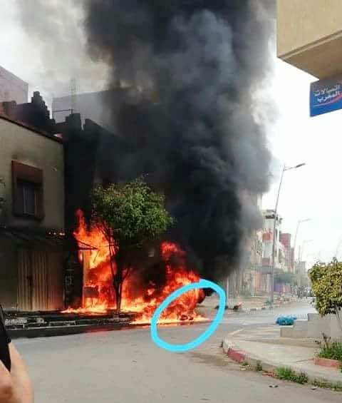 مفجع.. تفحم جثة"سيكليس"داخل محله بالقنيطرة - صور