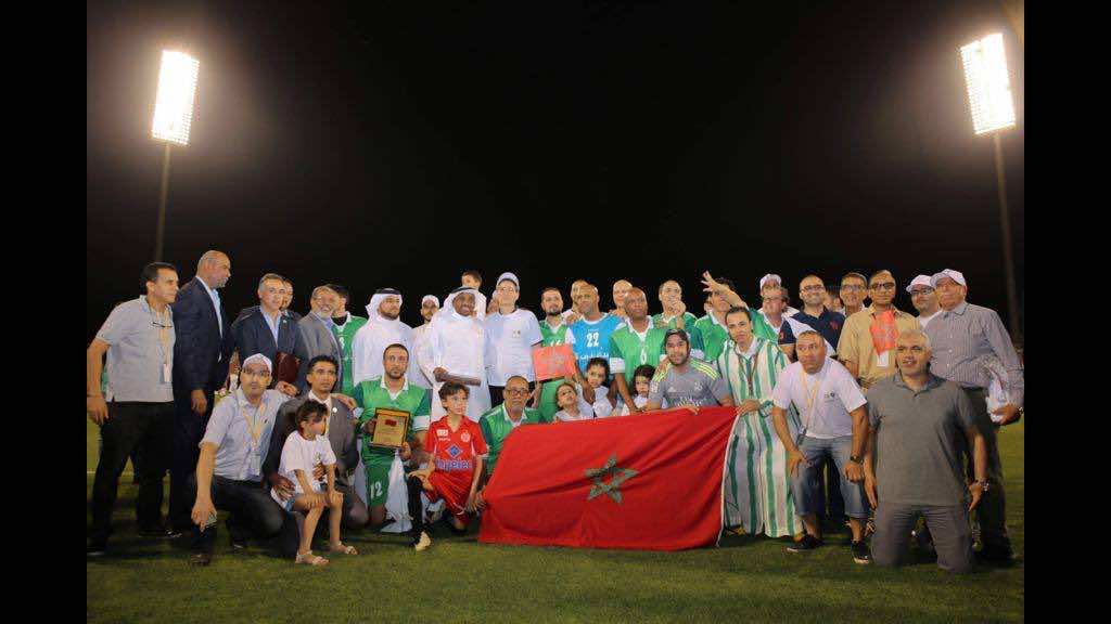 سفير المغرب ومغاربة قطر يروجون لمونديال 2026 بحضور نجوم عرب