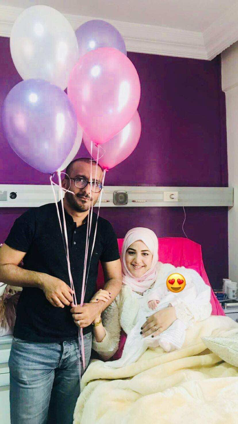 "شامة" تنير بيت زميلتنا عائشة شعنان ومحمد محلا