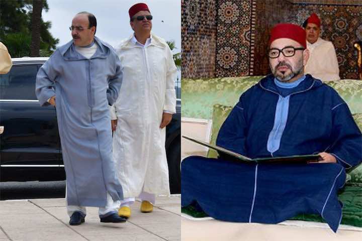 إلياس العماري يقلد الملك في لباسه الرمضاني-صور