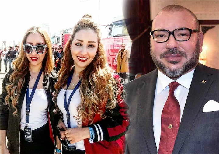 صفاء وهناء تلتقيان الملك بالرباط وهذه التفاصيل
