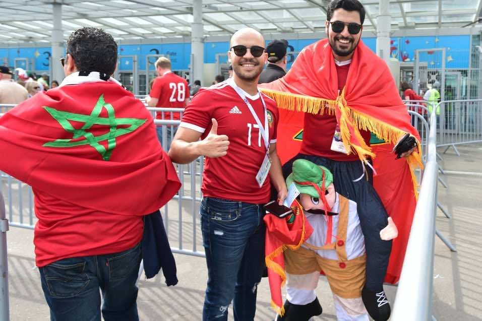 الجماهير المغربية تعتزم زيارة مقر أسود الأطلس بروسيا-صورة