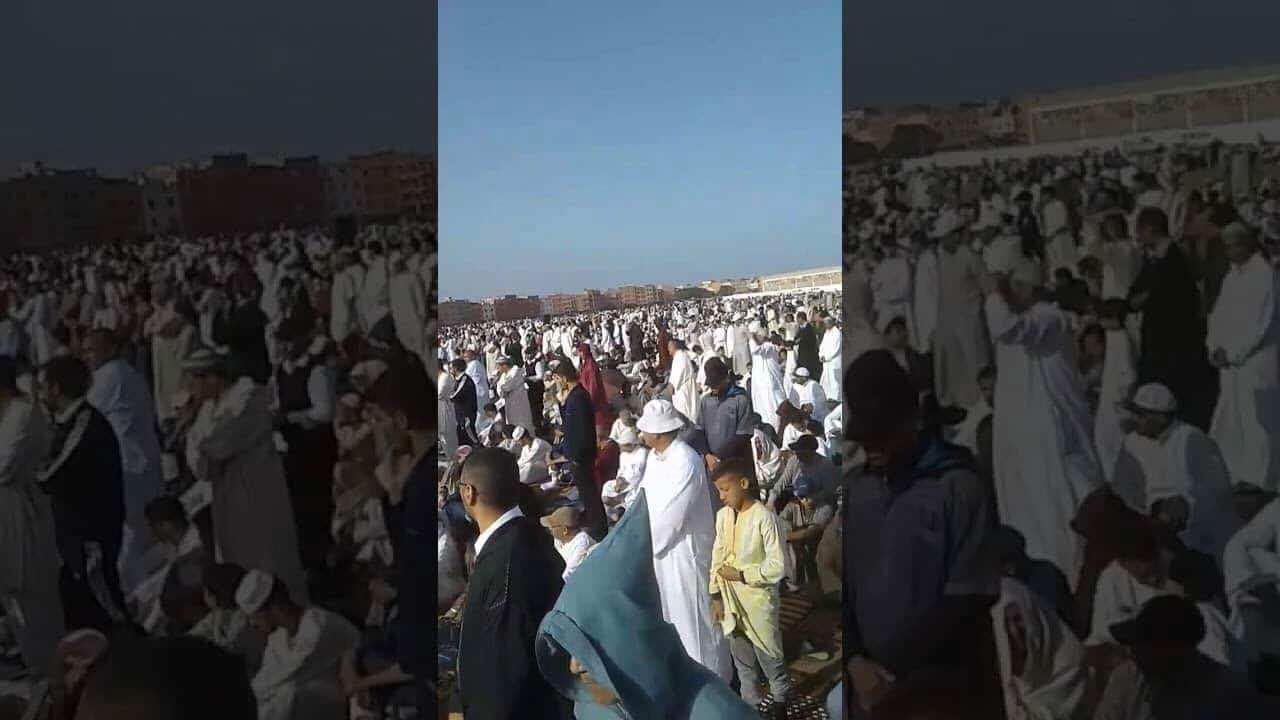 صلاة العيد بأسفي بطعم الاحتجاج...عامل المدينة يترك المصلين نصف ساعة تحت أشعة الشمس الحارقة -فيديو